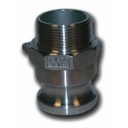 RVS Camlock manlijk BU Type F